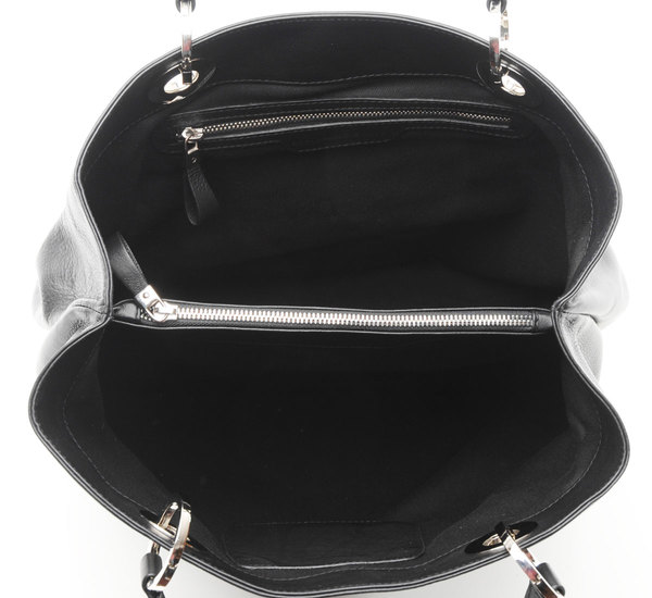 Atelier Marchal Black Marlon Leather Tote Bag by Atelier Marchal