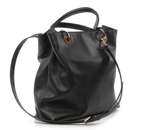 atelier MARCHAL ブラック トートバッグ Atelier Marchal Black Marlon Leather Tote Bag by Atelier Marchal