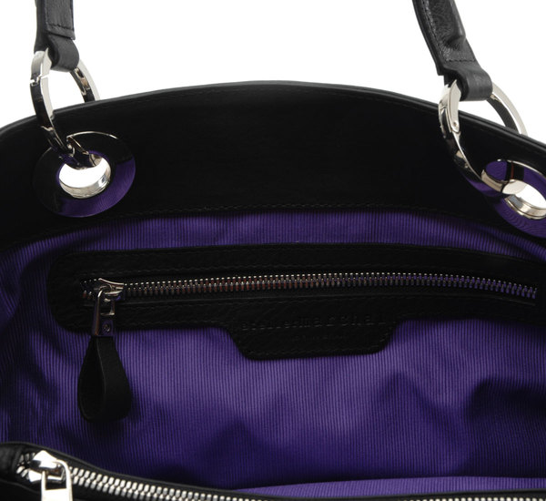 Atelier Marchal Black Marlon Leather Tote Bag by Atelier Marchal