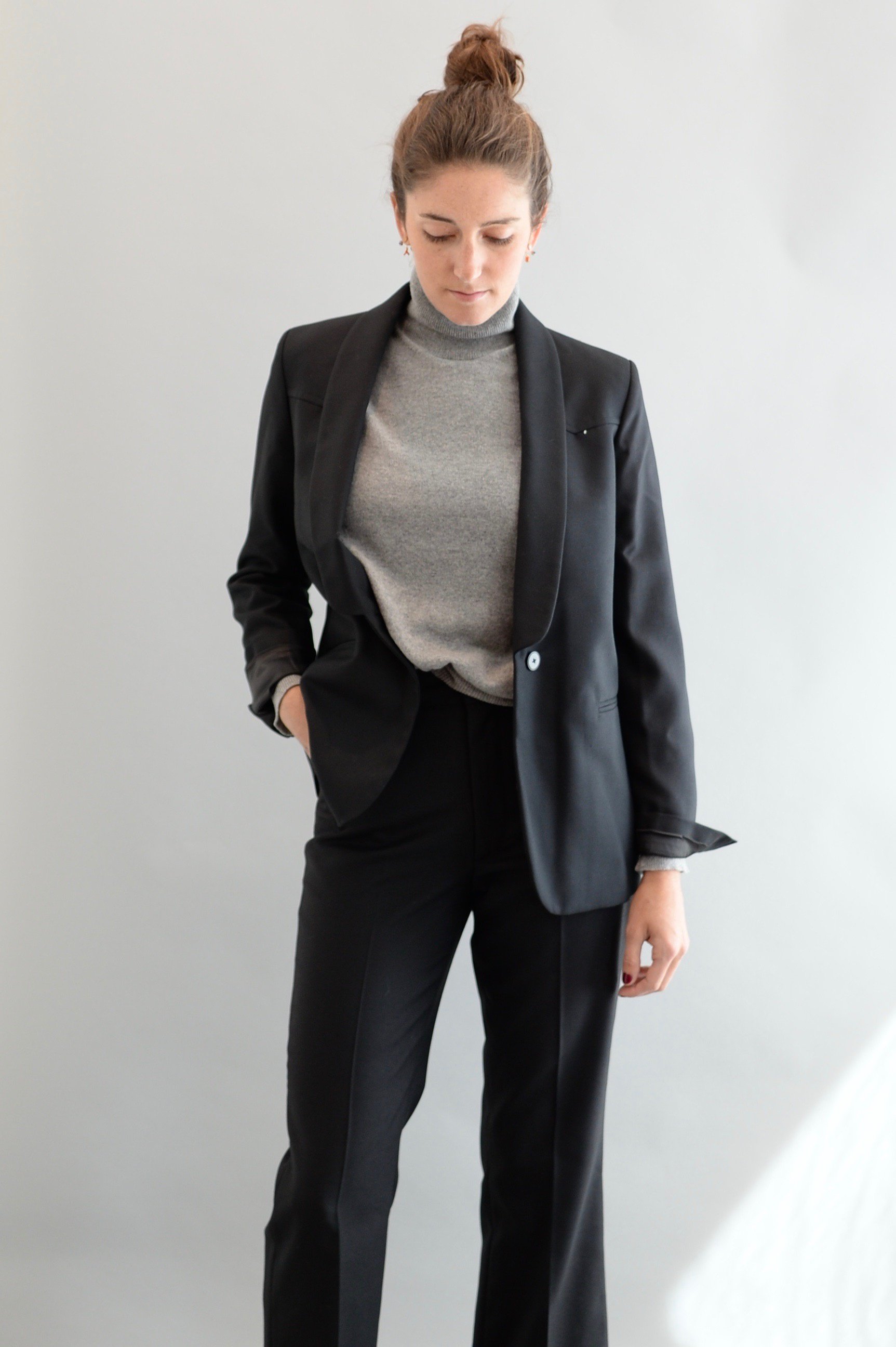 western style tuxedo jacket