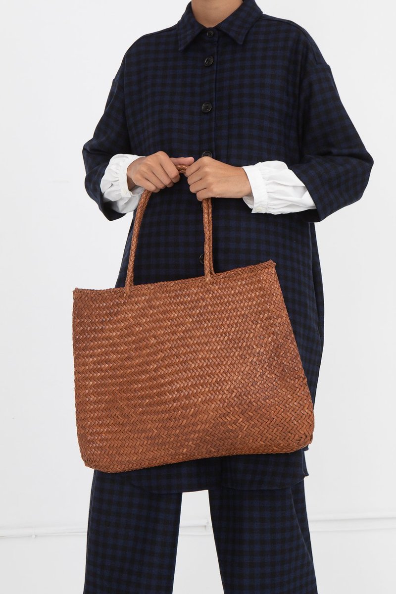 Dragon Diffusion Sophie Large bag With Long Handles Tan Garmentory