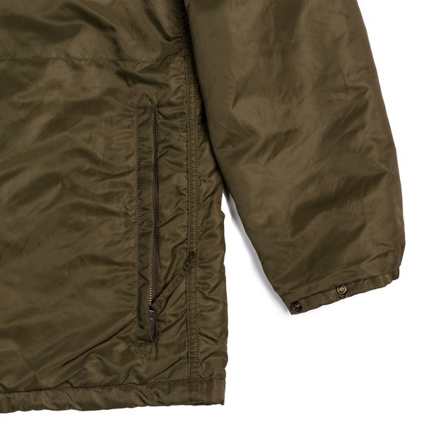 Engineered Garments Ground Flight Satin Nylon Jacket - Olive Engineered Garments Ground Flight Satin Nylon Jacket - Olive