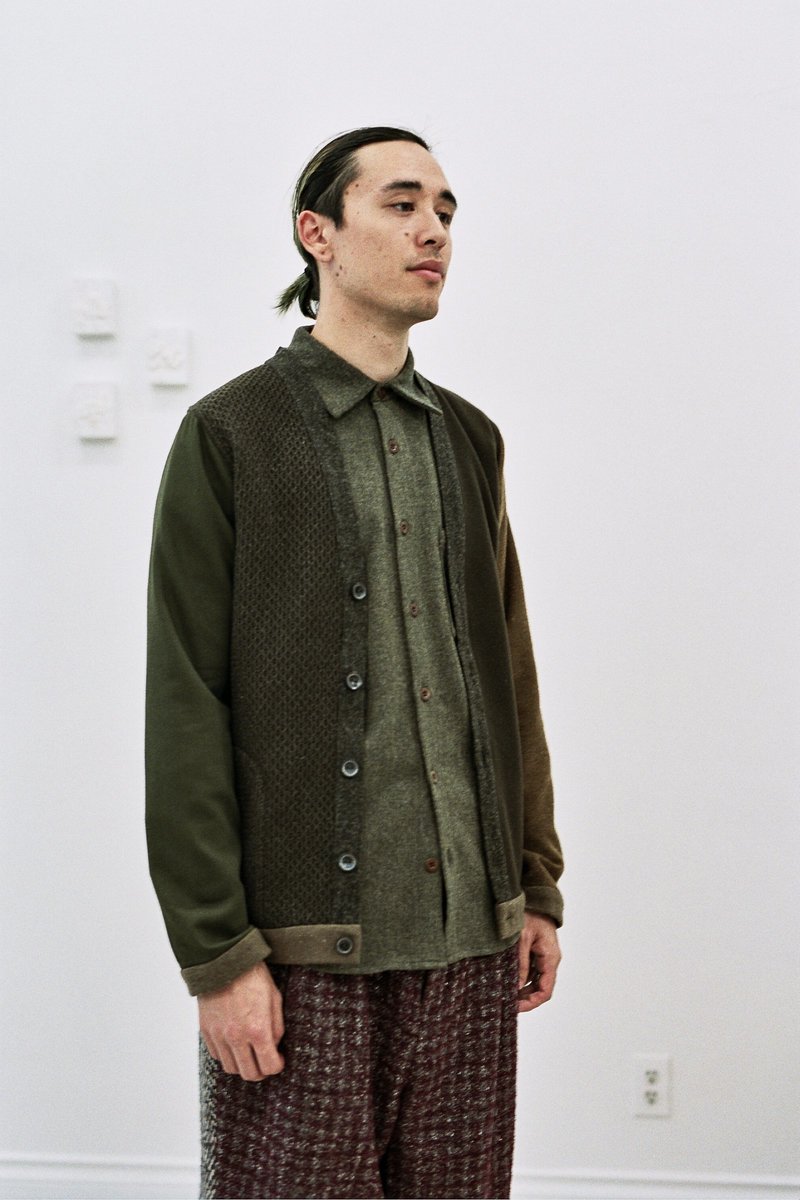 Frank Leder Vintage Fabric Cardigan | Garmentory