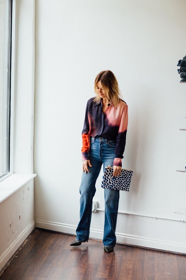 High Rise Loose Jeans - Vintage Indigo 