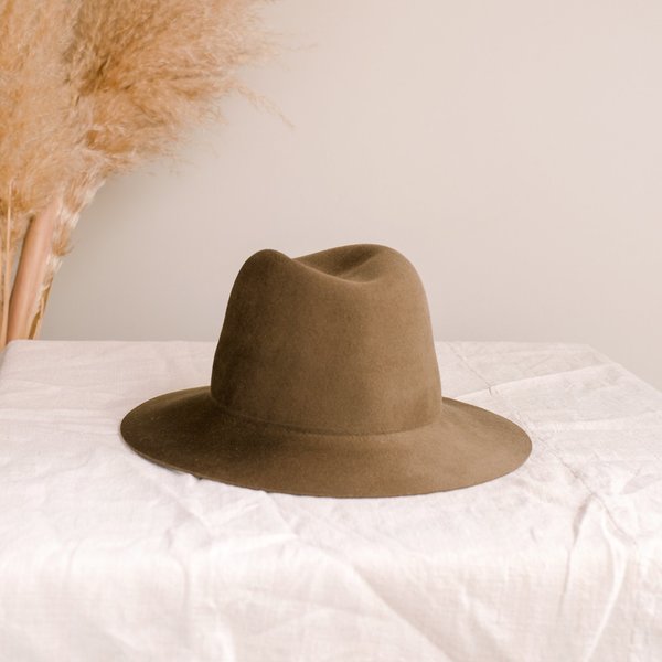 Janessa Leone Hayden Hat - Camel | Garmentory display picture 3