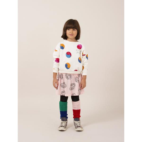 KIDS bobo choses yin yang round neck sweatshirt - off white/multicolor KIDS bobo choses yin yang round neck sweatshirt - off white/multicolor