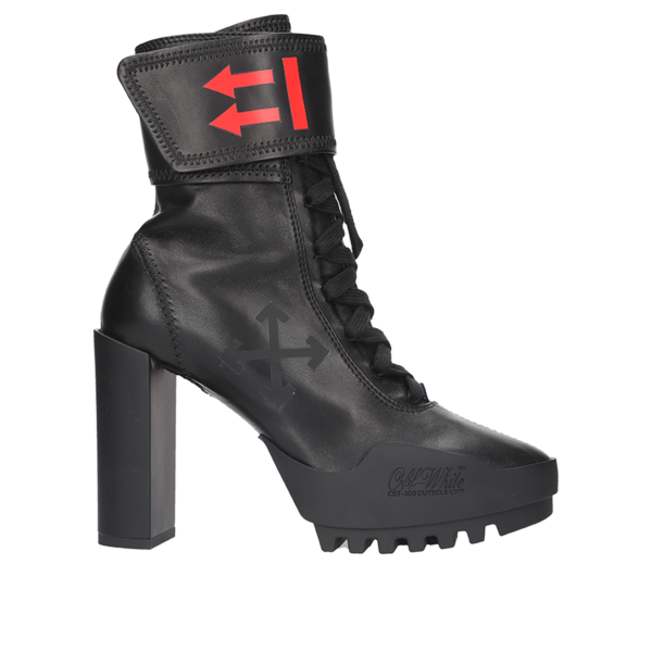 off white black moto wrap