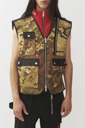 Adyar Mix Trady Shell Vest - Camo Adyar Mix Trady Shell Vest - Camo