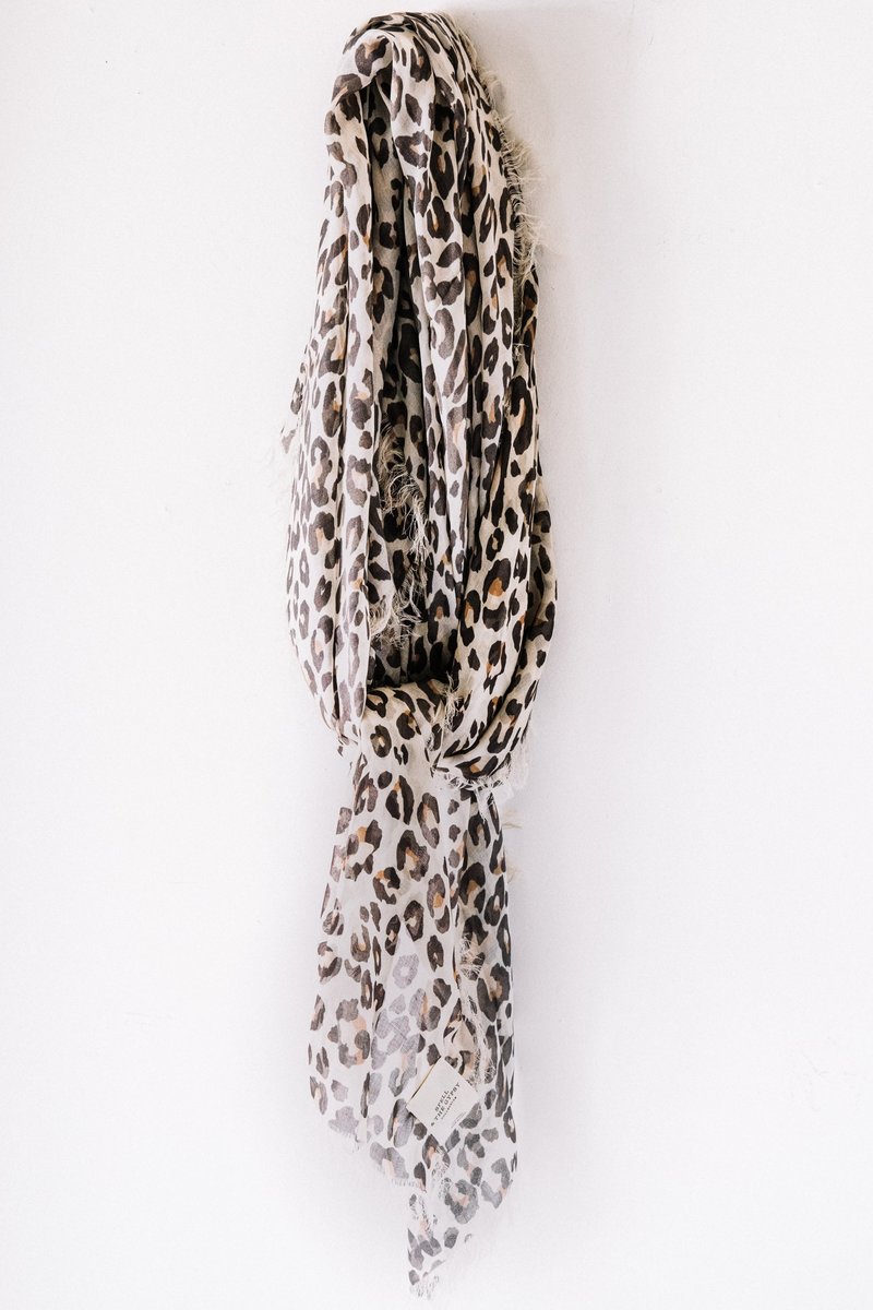 Spell Bodhi Scarf - Leopard | Garmentory Spell Bodhi scarf main image 0