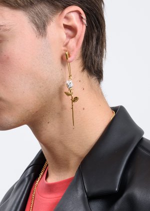 Ambush Rose Charm Earring - Gold | Garmentory