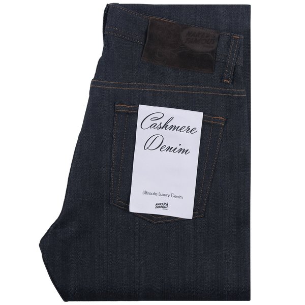 Naked & Famous Cashmere Blend Stretch Denim Jeans - Indigo Naked & Famous Cashmere Blend Stretch Denim Jeans - Indigo