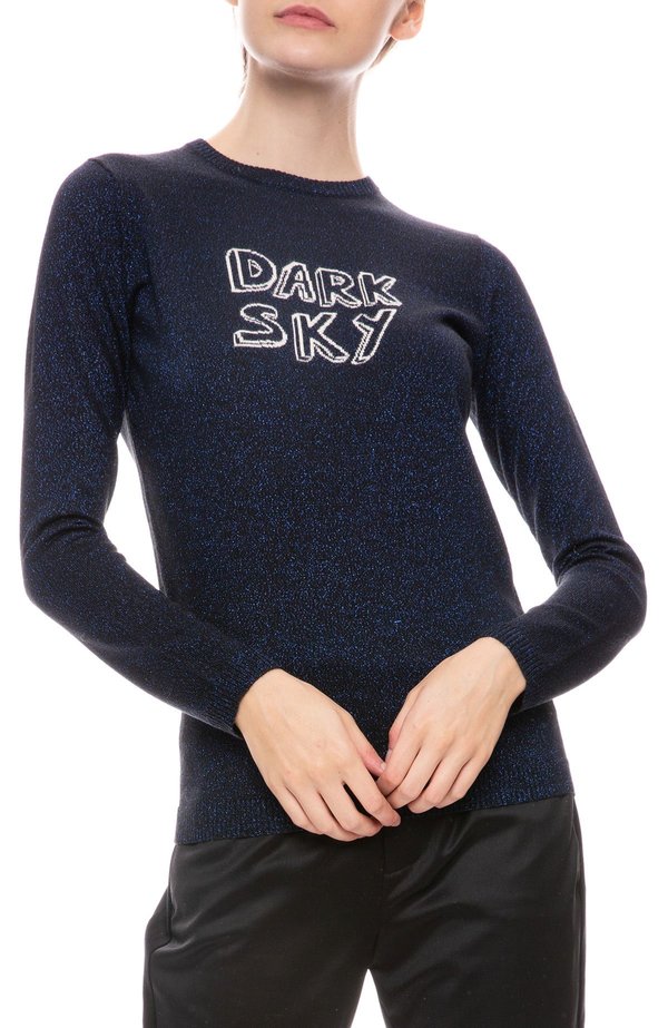 BELLA FREUD Dark Sky Sparkle Sweater Navy Garmentory - Main Image