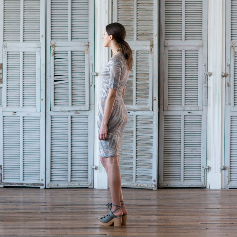 Raquel Allegra Tie Dye Fitted Dress | Garmentory Raquel Allegra Tie Dye Fitted Dress | Garmentory