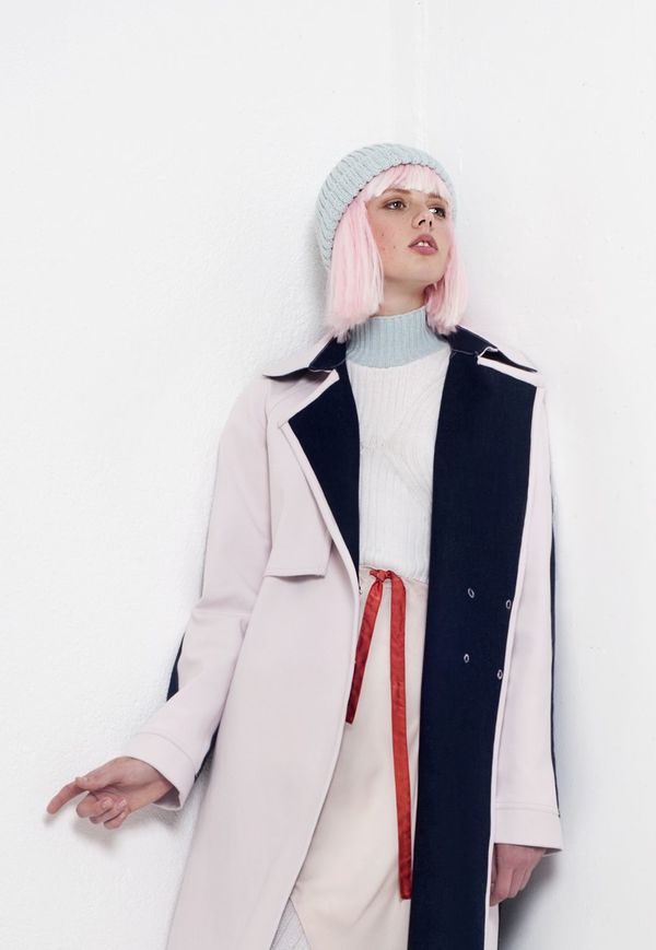SIZ SIRIUS SWEATER - White/Light Blue SIZ SIRIUS SWEATER - White/Light Blue