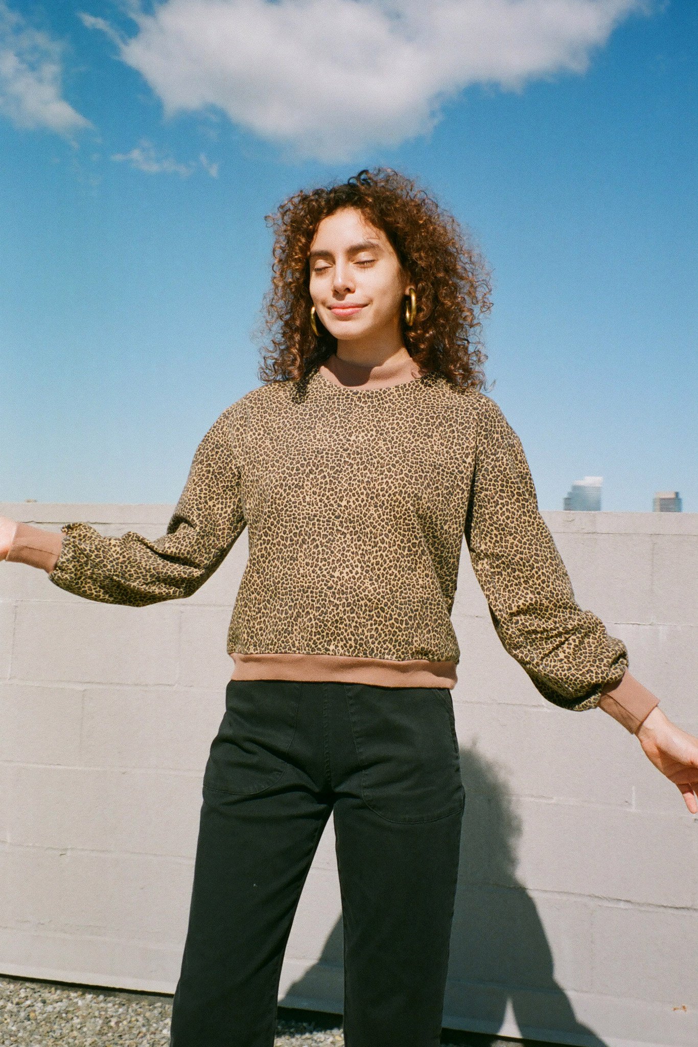 Loup Robbie Sweatshirt Leopard Garmentory