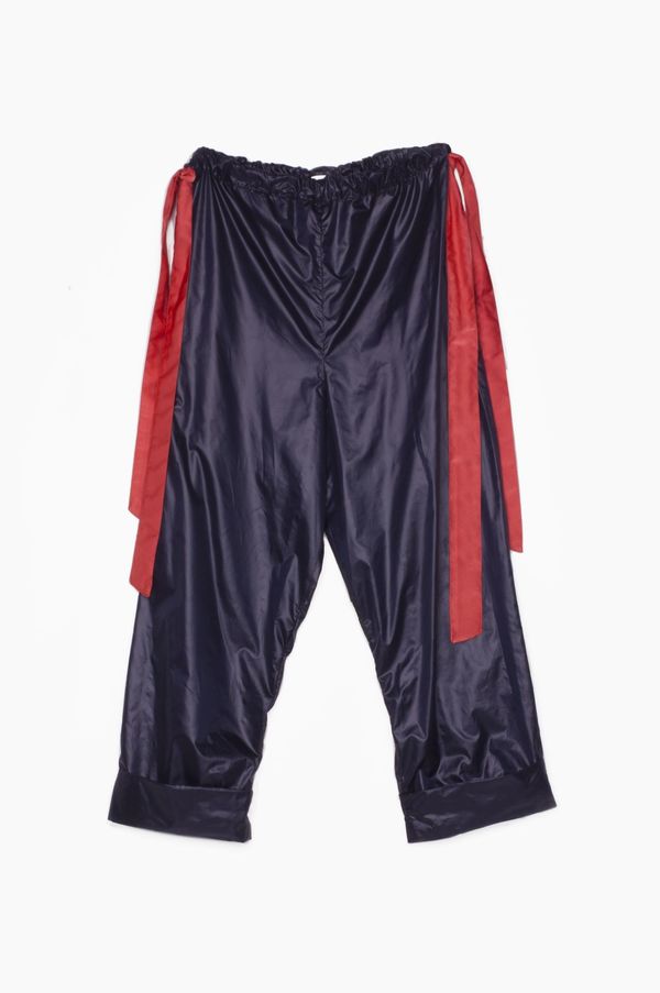 SIZ TABIT TROUSERS - Dark Blue/Coral SIZ TABIT TROUSERS - Dark Blue/Coral