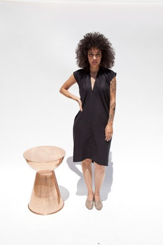 Miranda Bennett Everyday Dress, Silk Noil in Black Miranda Bennett Everyday Dress, Silk Noil in Black