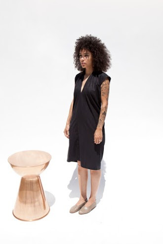 Miranda Bennett Everyday Dress, Silk Noil in Black Miranda Bennett Everyday Dress, Silk Noil in Black