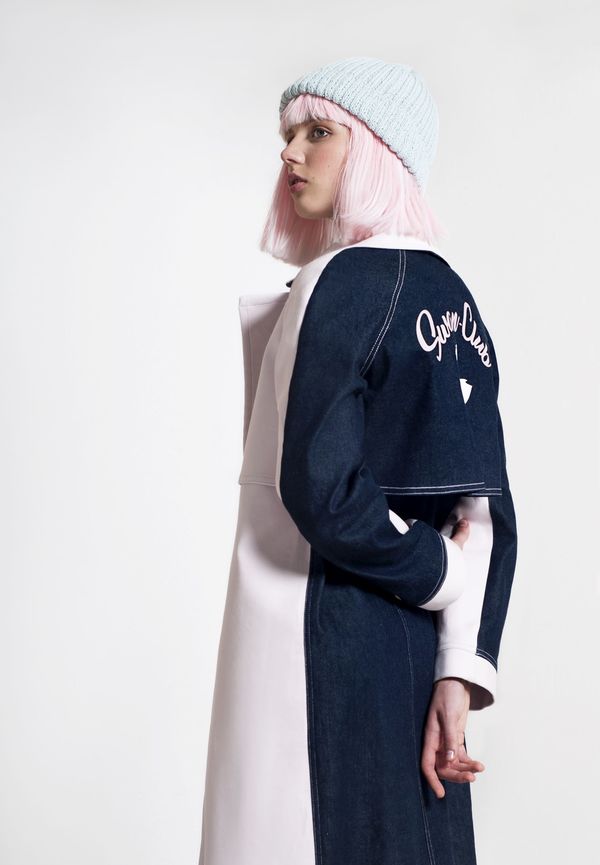 SIZ HEZE TRENCH - Light Pink/Denim SIZ HEZE TRENCH - Light Pink/Denim
