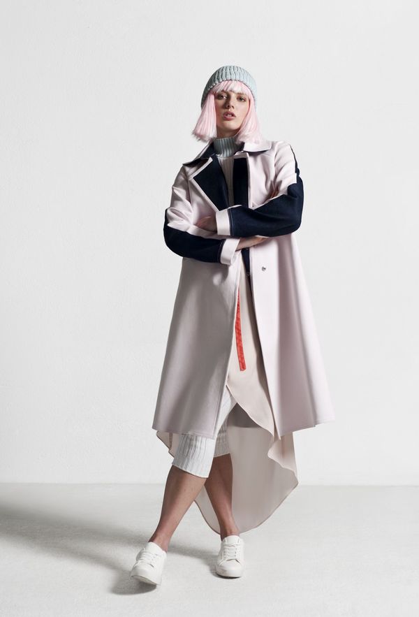 SIZ HEZE TRENCH - Light Pink/Denim SIZ HEZE TRENCH - Light Pink/Denim