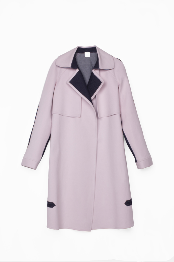 SIZ HEZE TRENCH - Light Pink/Denim SIZ HEZE TRENCH - Light Pink/Denim