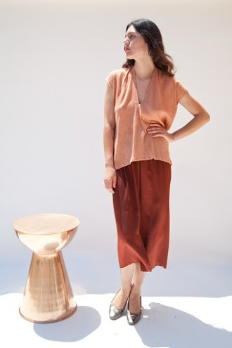 Miranda Bennett Everyday Top, Cotton Gauze in Noon Miranda Bennett Everyday Top, Cotton Gauze in Noon