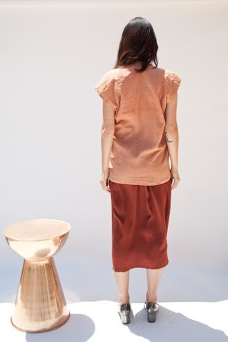 Miranda Bennett Everyday Top, Cotton Gauze in Noon Miranda Bennett Everyday Top, Cotton Gauze in Noon