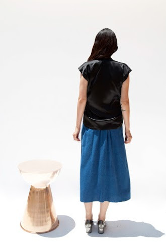 Miranda Bennett Everyday Top, Silk Charmeuse in Black Miranda Bennett Everyday Top, Silk Charmeuse in Black