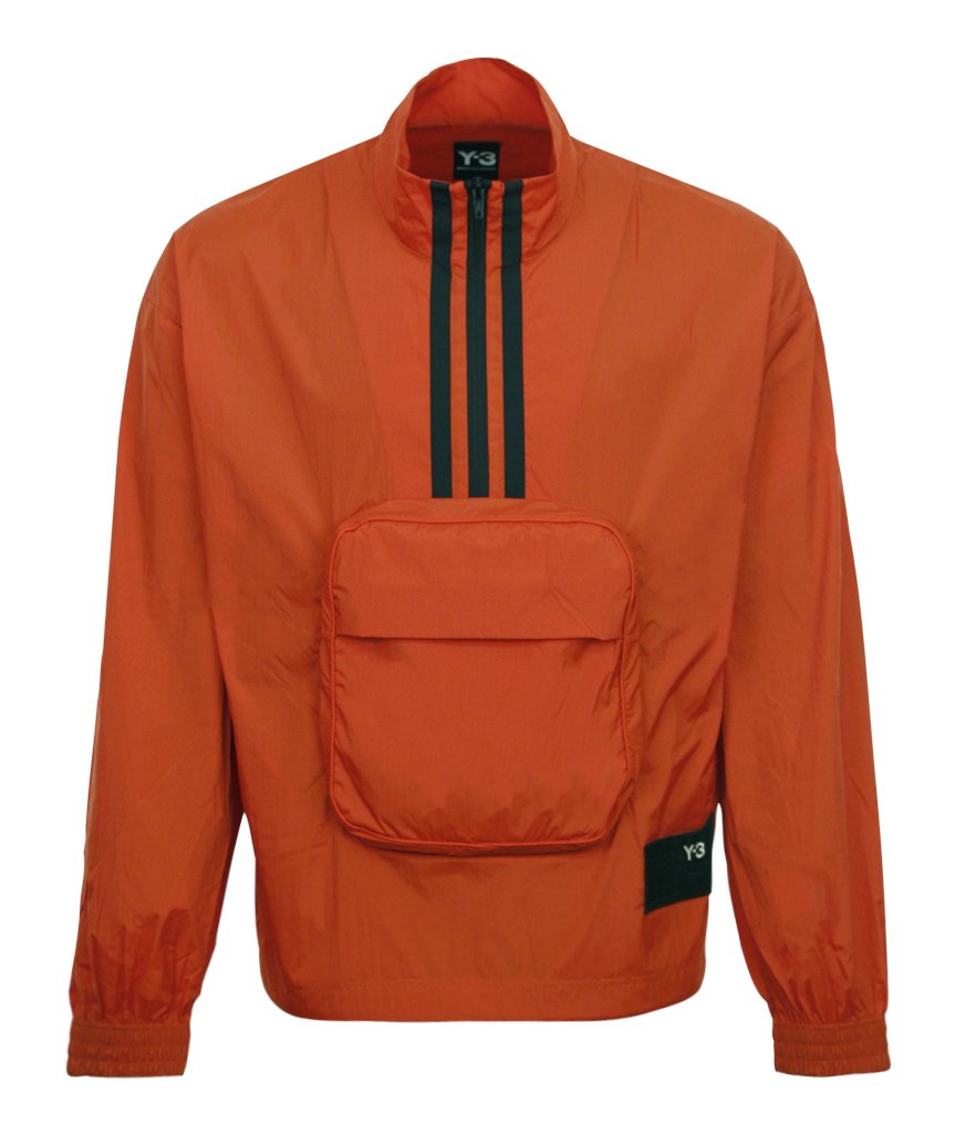 adidas track top orange