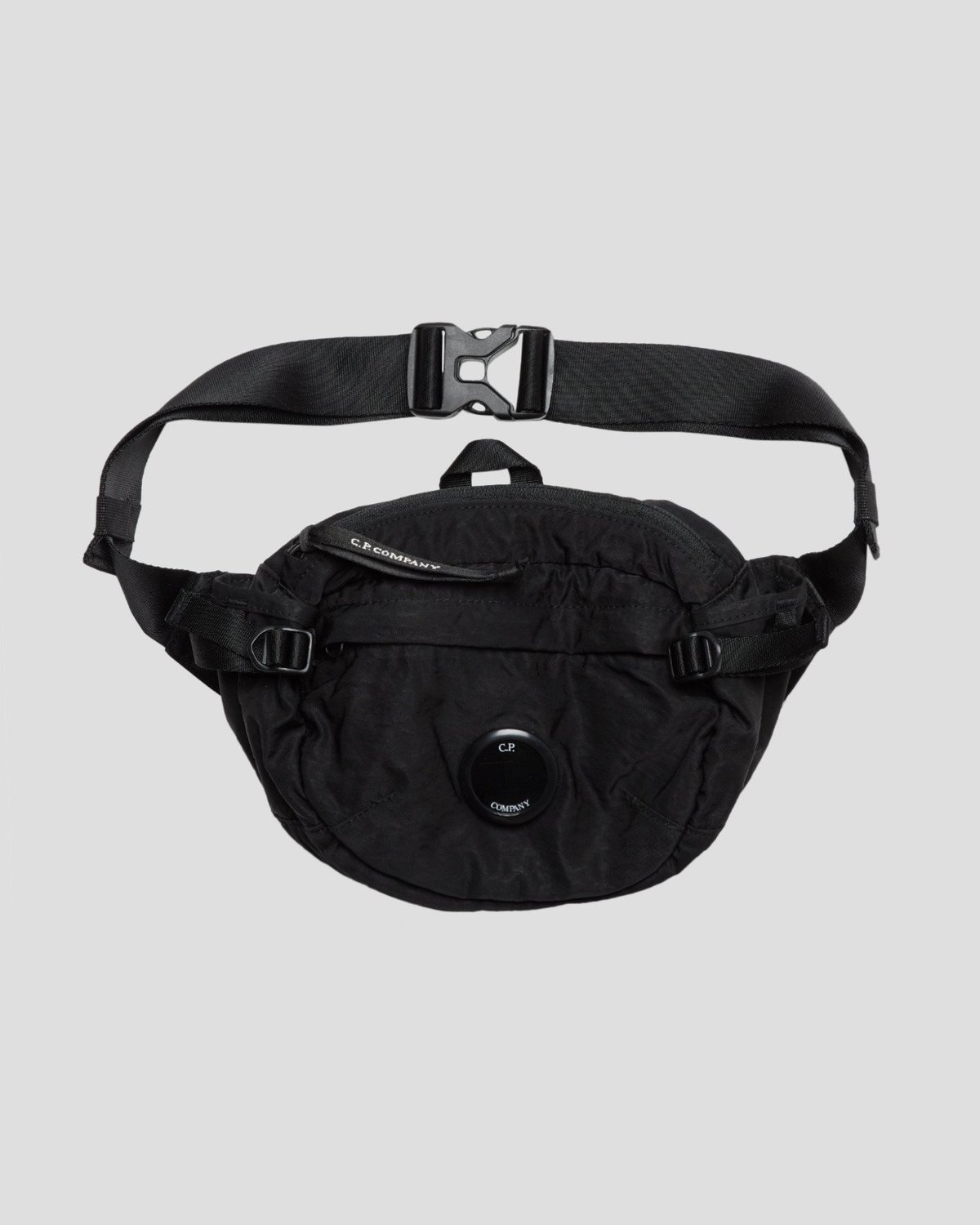 CP Company Lens Waistbag Black on Garmentory