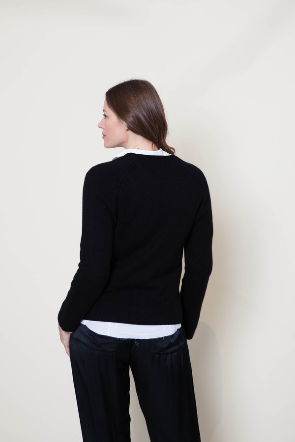 Kristensen du Nord #309 Zippered Cardigan - Black Kristensen du Nord #309 Zippered Cardigan - Black