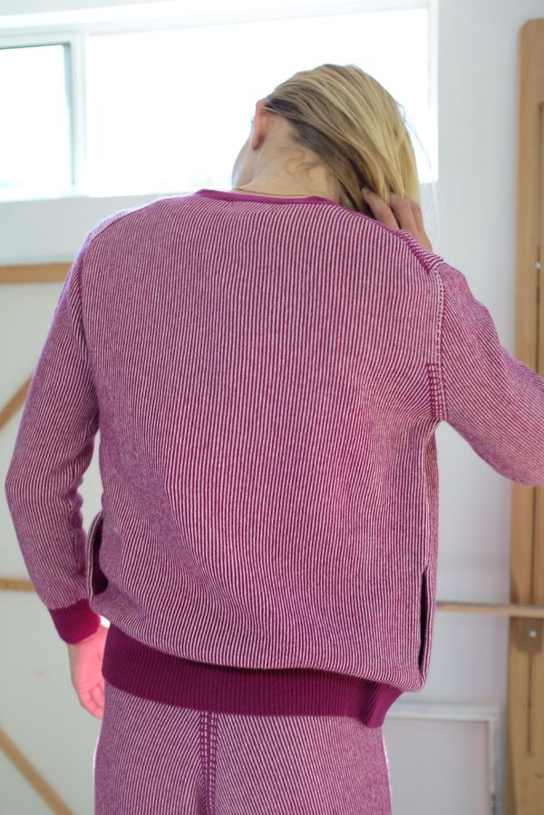 Beklina Cashmere Ribbed Cardigan - Baya/Petal Beklina Cashmere Ribbed Cardigan - Baya/Petal