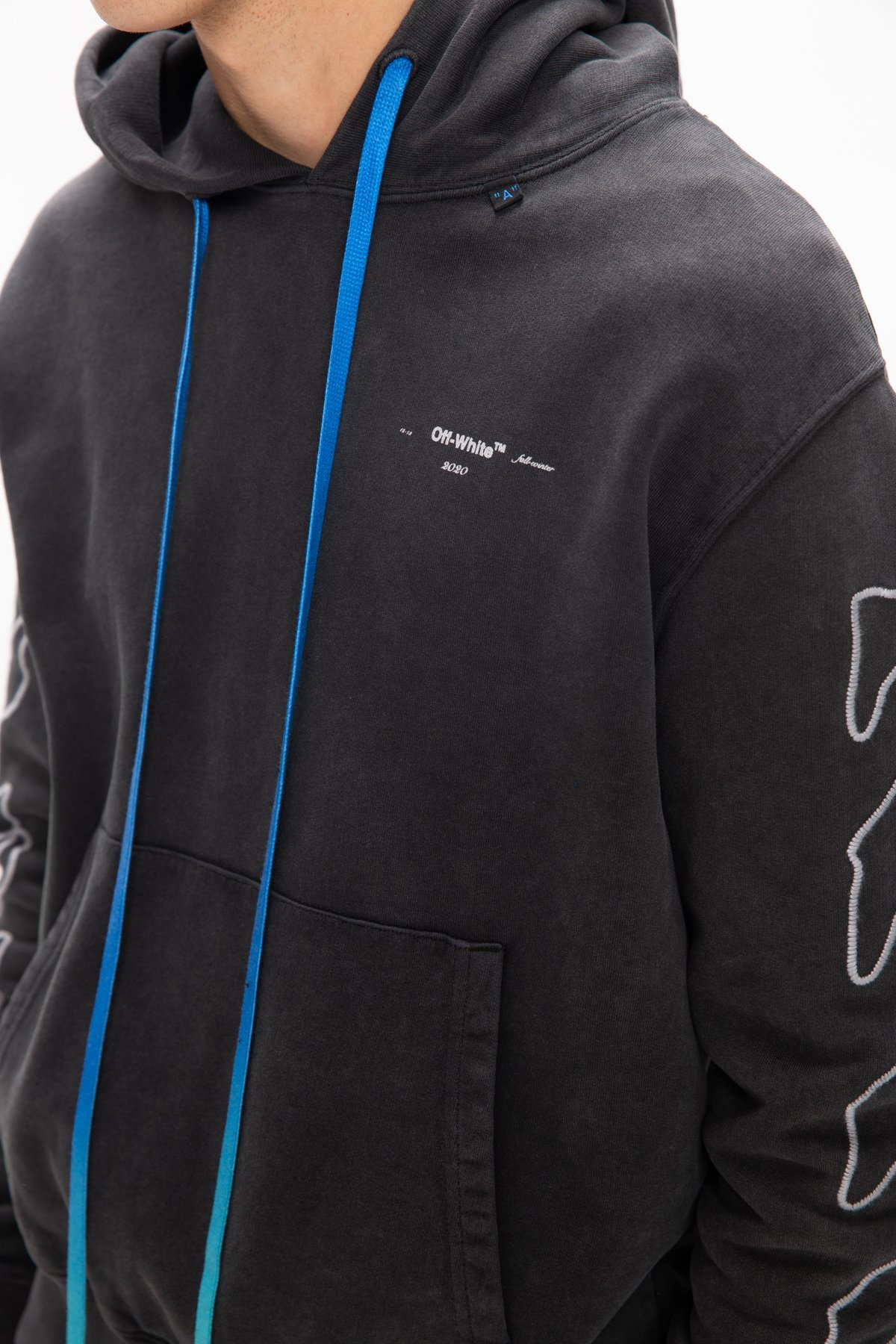 Abstract Arrows Slim Hoodie | Garmentory