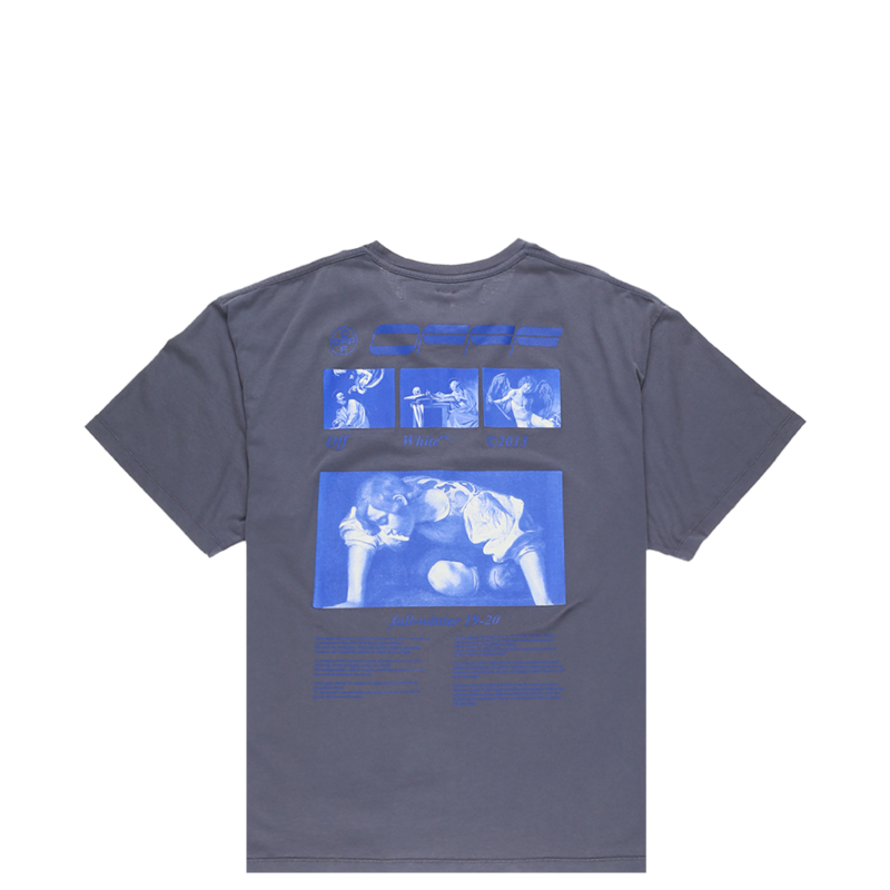 Off-White Hardcore Caravaggio Oversized T-Shirt - Indigo Blue 