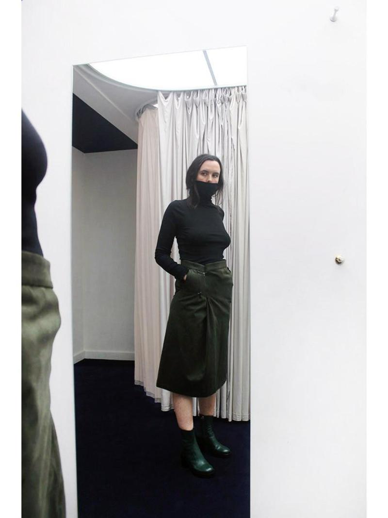 Bless SMLXL Skirt - Olive | Garmentory