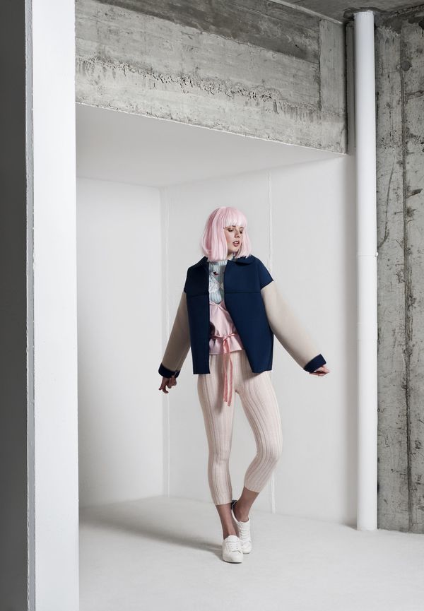 SIZ DENEB JACKET - Blue/Beige SIZ DENEB JACKET - Blue/Beige