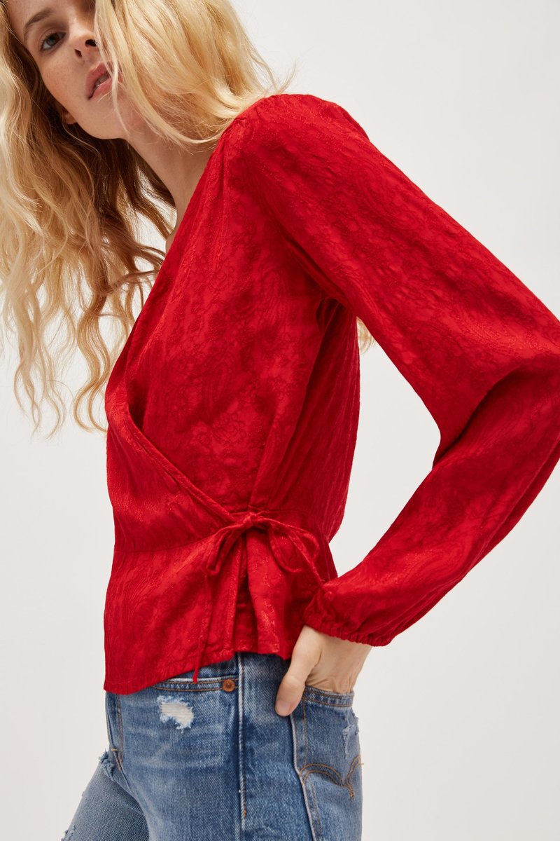 Lacausa Onyx Wrap Top - Mustang