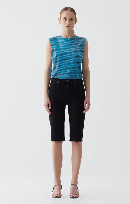 agolde carrie denim shorts