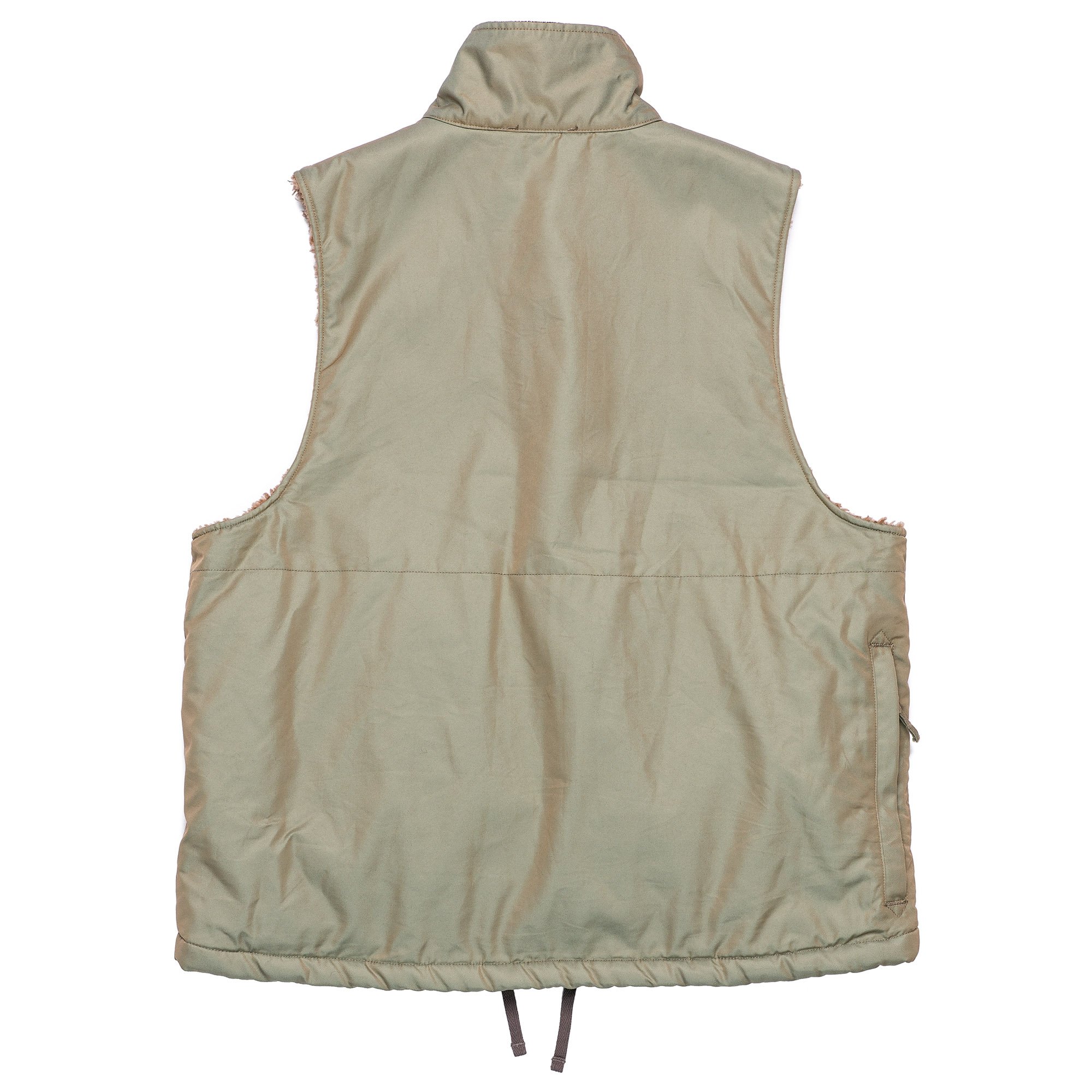 Engineered Garments Field Vest Olive PC Iridescent Twill Garmentory