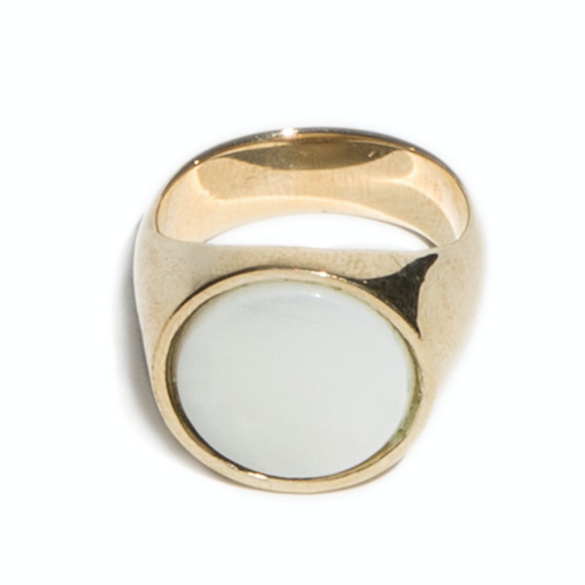 Tarin Thomas Everett Ring - WHITE MOTHER OF PEARL - Image 2 of 5