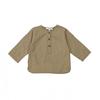 Kids Caramel Momus Shirt - Forest Microcheck - Thumbnail 1