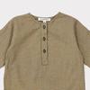 Kids Caramel Momus Shirt - Forest Microcheck - Thumbnail 2