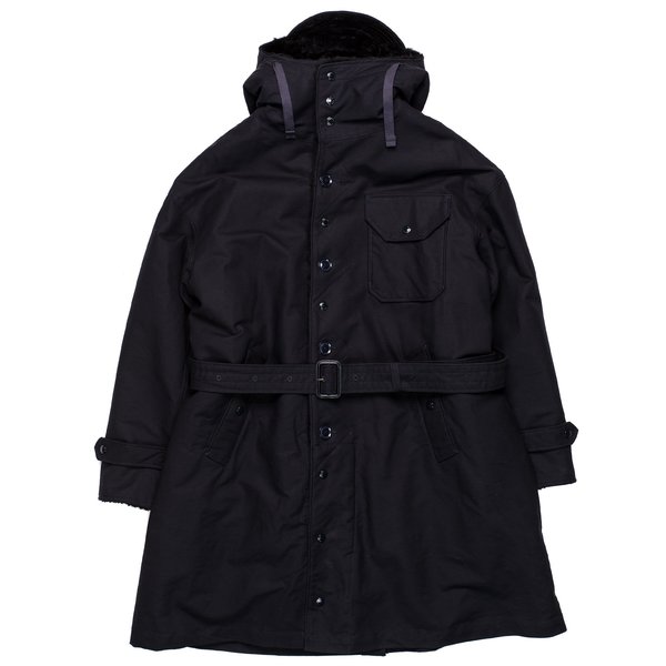 Engineered Garments Cotton Double Cloth Coastline Parka - Navy