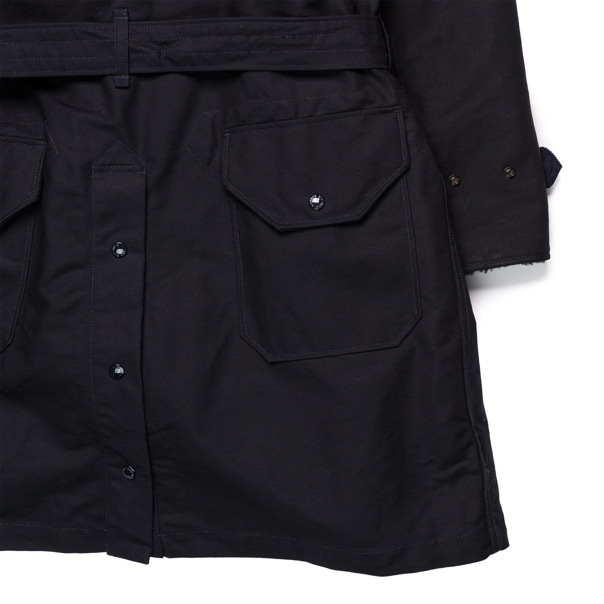 Engineered Garments Cotton Double Cloth Coastline Parka - Navy