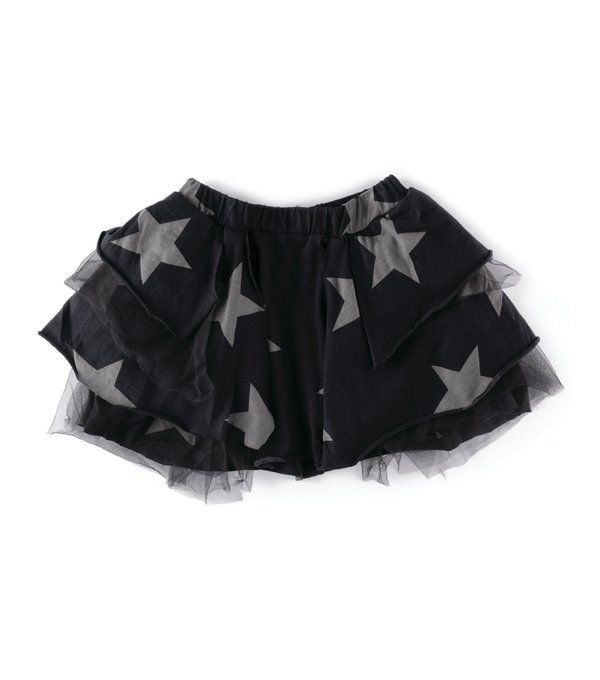 Kids Nununu Layered Tulle Star Skirt - Black Kids Nununu Layered Tulle Star Skirt - Black