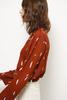 Lush Leana Blouse - Rust - Thumbnail 4