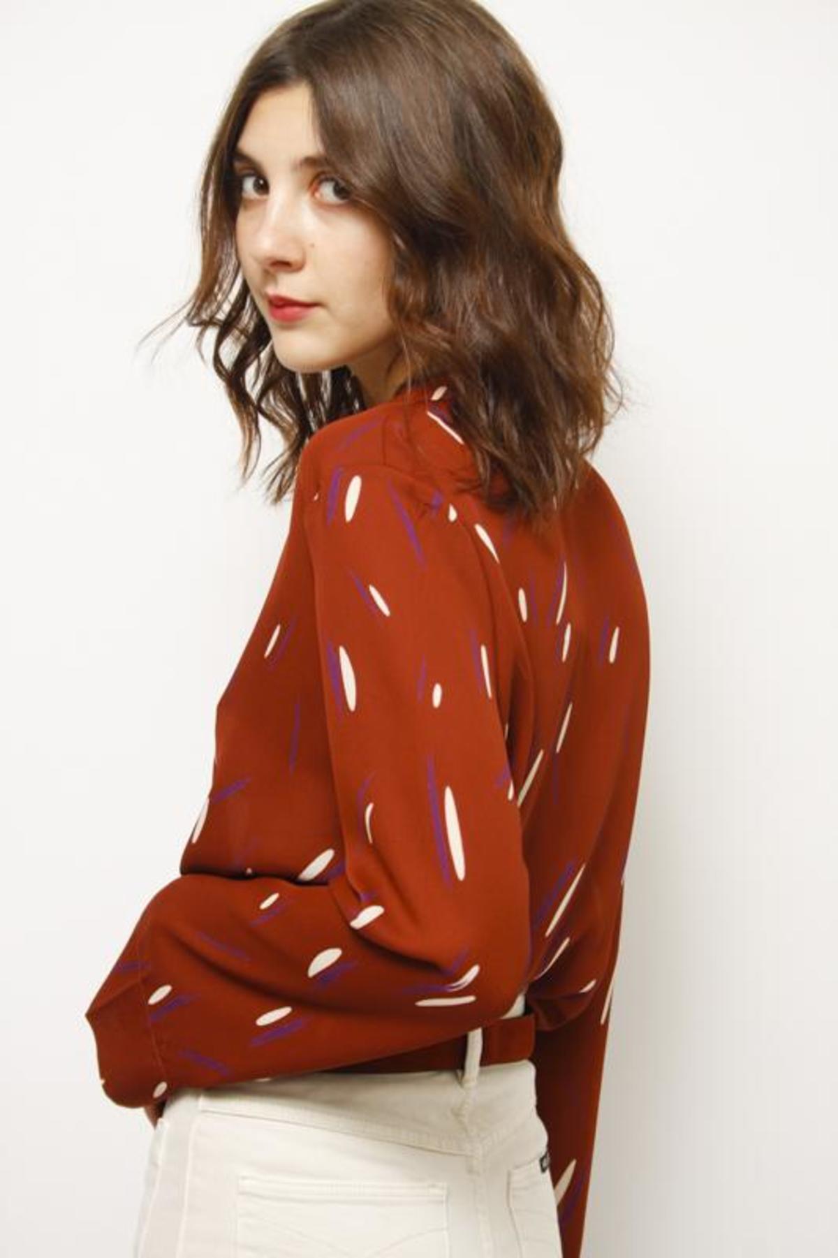 Lush Leana Blouse - Rust - Image 5 of 5