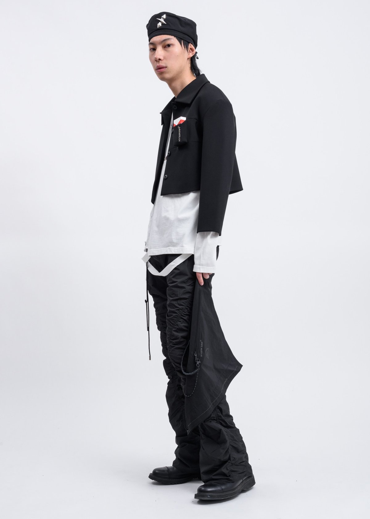 Hyein Seo Slashed Long Sleeve Tee - White | Garmentory