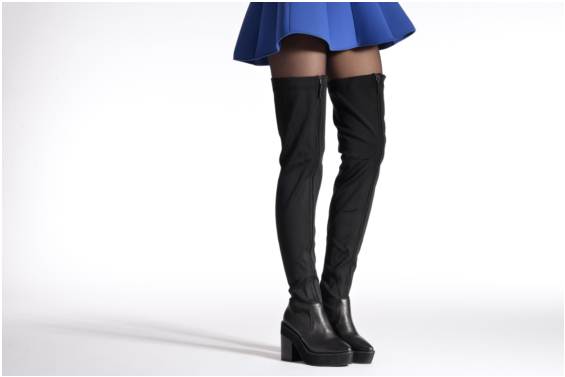 Intentionally Blank INFINITY OTK BOOT IN BLACK SCUBA Intentionally Blank INFINITY OTK BOOT IN BLACK SCUBA