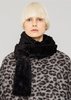 Berenik FAUX RHOMB FUR SCARF - black - Thumbnail 1